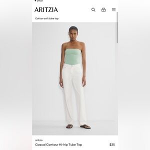 ARITZIA CASUAL CONTOUR HI-HIP TUBE TOP XS